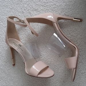 48. NWOT. Bruno Magli ankle strap one toe shoes